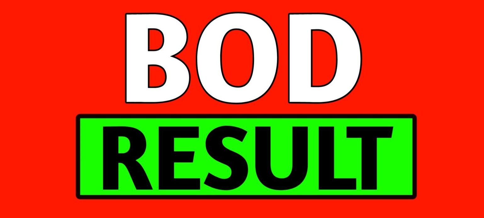 BOD Result